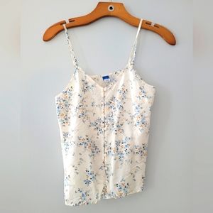Old Navy floral button tank